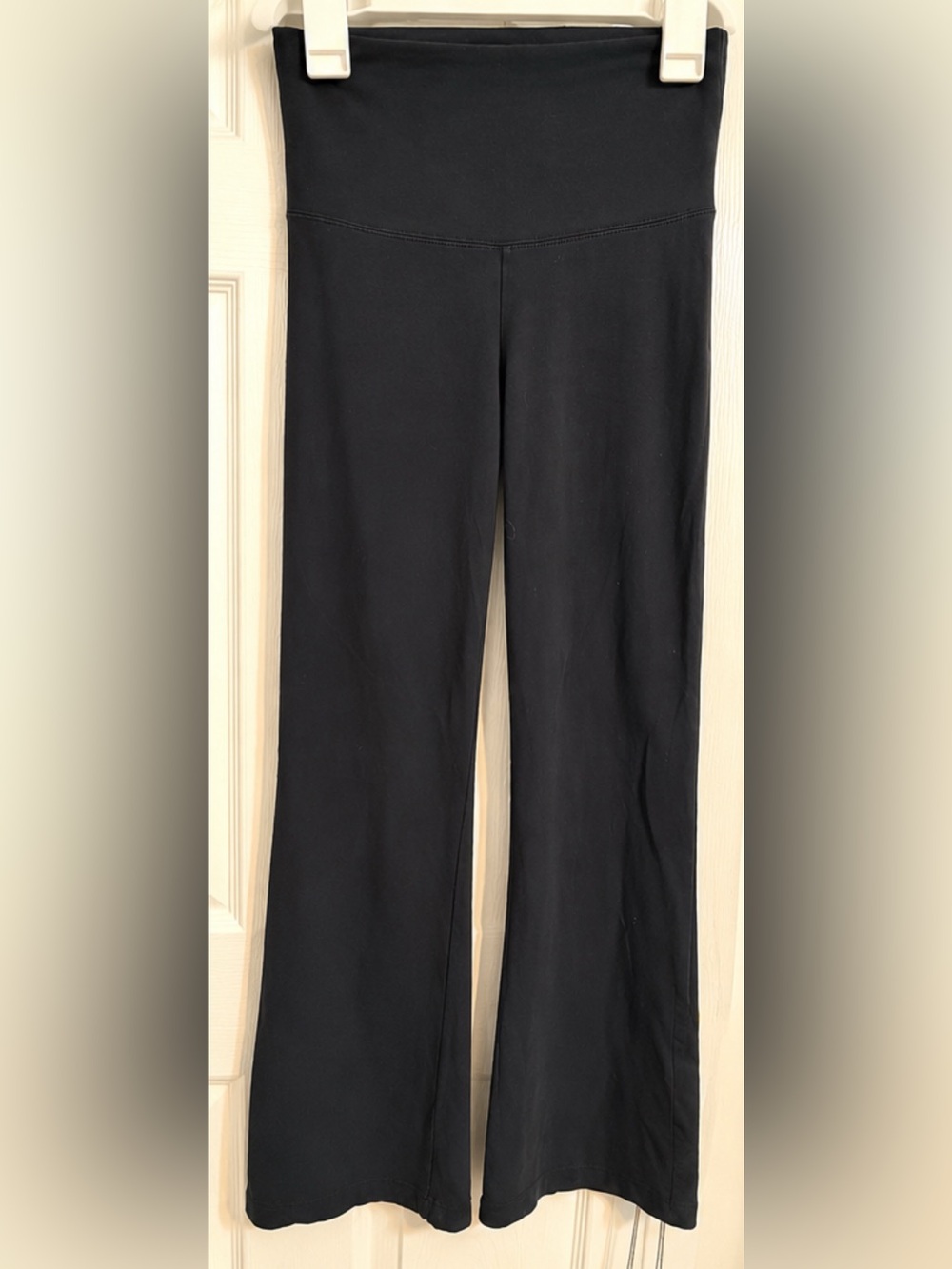 Black High Waisted Flare Yoga Pants | Wide Leg Activewear